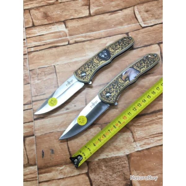 Paire de couteaux s�rie animale