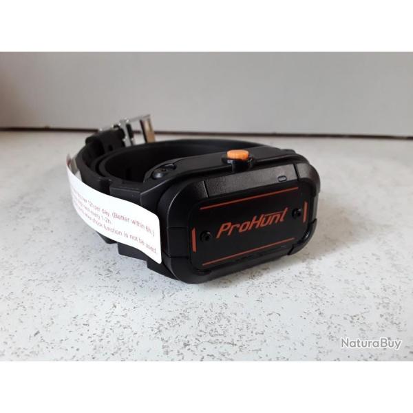 Collier de dressage suppl�mentaire Prohunt 1000 m�tres  Cloche/ Vibreur/ Choc