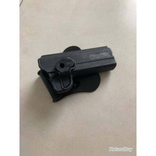 Holster replique de poing airsoft avec arr�toir