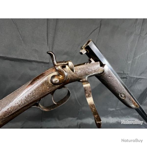 Carabine de collection XIX �me Artisanat Belges 12 mm 410 65 classement cat�gorie D