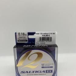 Tresse Daiwa Saltiga 12 Braid Ex - 300M 0,16mm