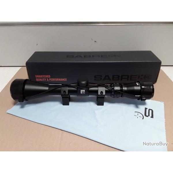 Lunette Sabre X3  3-9x40 + colliers