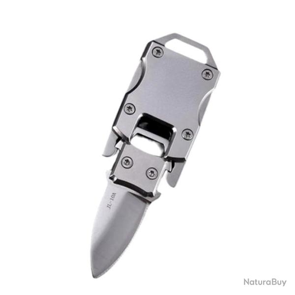 Couteau cach� pour fabrication de bracelet paracorde ou porte clef