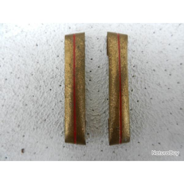 ancienne paire de galons grades militaires adjudant WW2