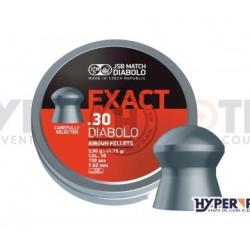 Plombs JSB Exact T&ecirc;te ronde 7.62 mm (cal.30) - 2.90g