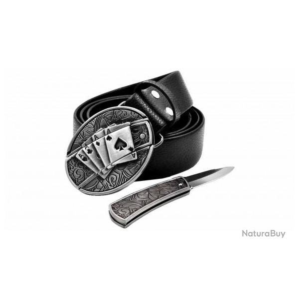 Boucle De Ceinture Couteau Poker