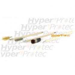 Kit de nettoyage baguette bois pour calibre 20