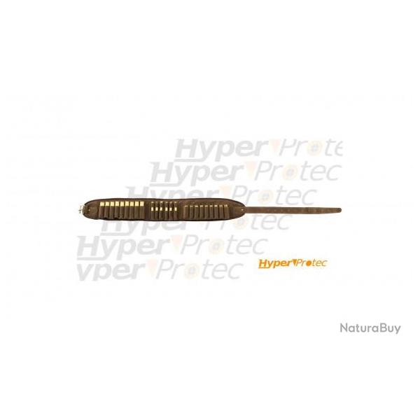 Cartouchi�re en synth�tique aspect velour calibre 12 - 21 tubes