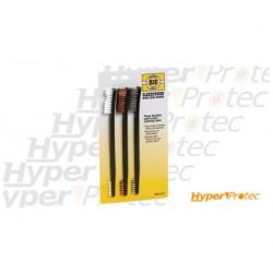 Set de 3 brosses type brosses &agrave; dents pour nettoyage des armes