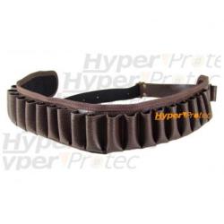 Cartouchi&egrave;res 20 tubes pour calibre 12 en vinyl marron