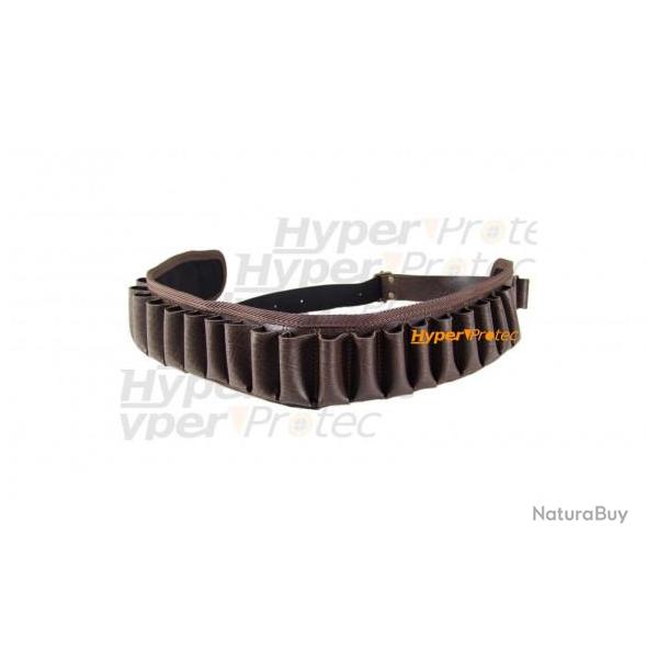 Cartouchi�res 20 tubes pour calibre 12 en vinyl marron