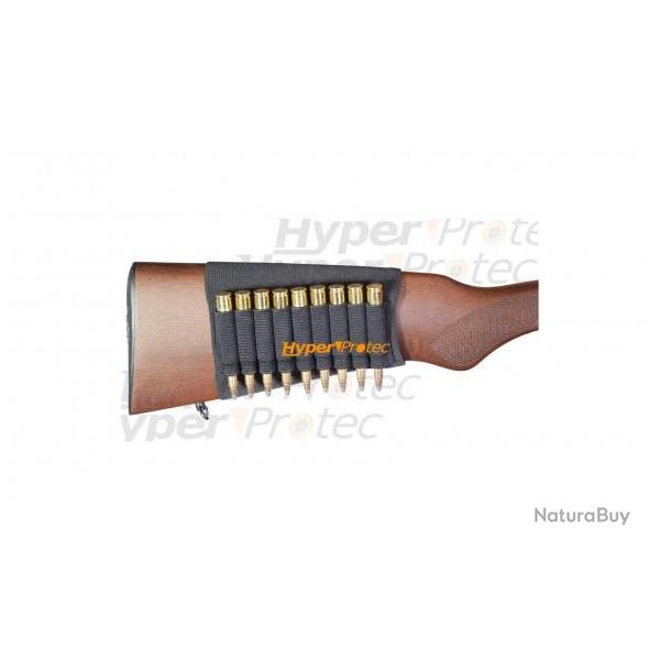 Cartouchi�re en n�opr�ne 9 alv�oles pour crosse de carabine