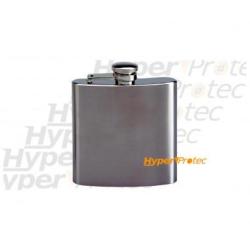 Flasque 180 ml inox bross&eacute; - bouchon avec ba&iuml;onnette