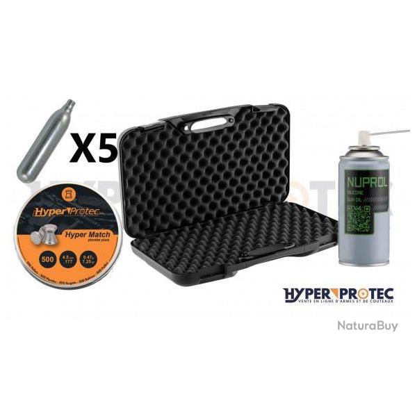 Kit Entretien et consommable pour votre arme longue CO2 � plomb 4.5 mm