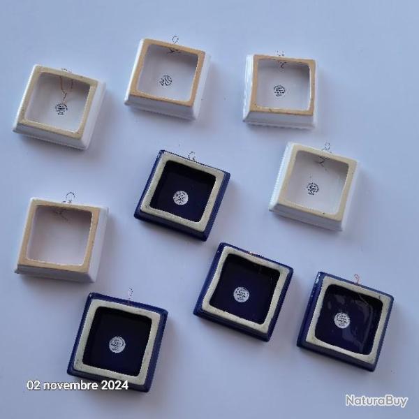 Neuf petites c�ramiques czech, r�alis� par Jura Vanya Sedlcany', un  artiste connu