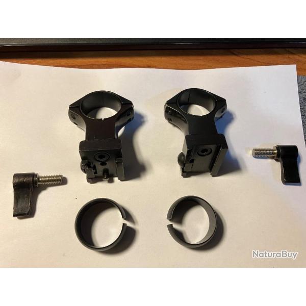 montage complet OPTILOCK pour TIKKA T3/T3X;M55/65; M558/658; M590/690; et M595/695; rail de 16/17mm.