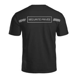 Tee shirt SÉCU ONE Sécurité Privée noir Noir