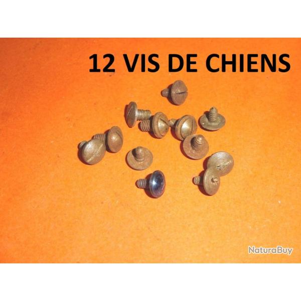 lot de 12 vis de chien de fusil a chiens type LEFAUCHEUX - VENDU PAR JEPERCUTE (D22C1322)