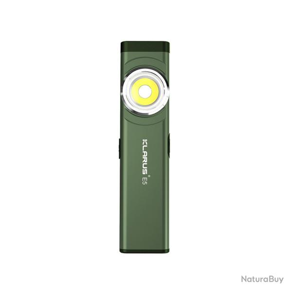 Lampe rechargeable � double source de lumi�re E5 - 470 lumens - vert olive