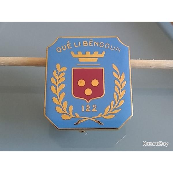 Insigne 122 RI - 122� r�giment infanterie _ AB PARIS G2002 _ TTBE