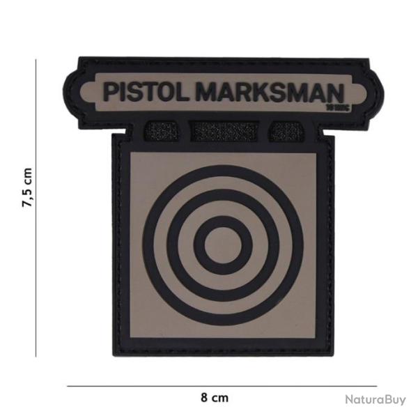 Patch 3D PVC Pistol marksman avec velcro | 101 Inc (0001 5333)