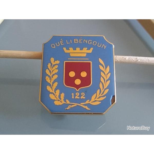 Insigne 122 RI - 122� r�giment infanterie _ AB PARIS G2002