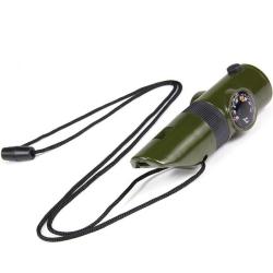 Sifflet de survie tactique 101 Inc Tactical Whistle vert arm&eacute;e