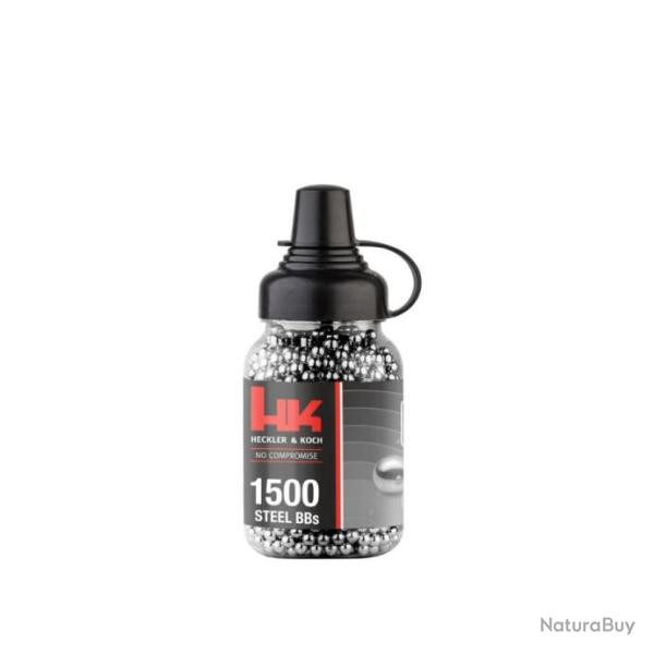 Bille noir acier 4.5mm 0.35g, par 1500 billes | Umarex (0000 6882) - Airgun