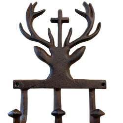 Accroche cl&eacute;s croix de Saint-Hubert LOVERGREEN