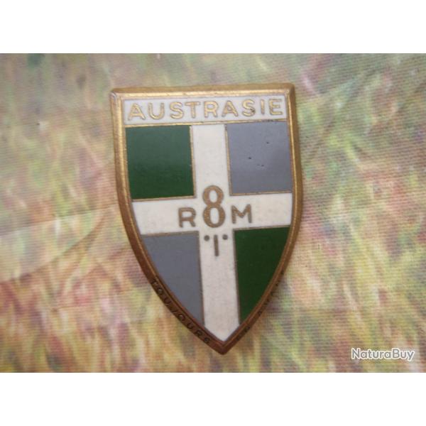insigne r�gimentaire du 8e r�giment d'infanterie motoris�e Alg�rie de 1955 � 1962