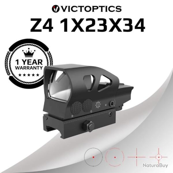 Z4 Red Dot Sight -1x23x34  taille compacte avec quatre types de r�ticules
