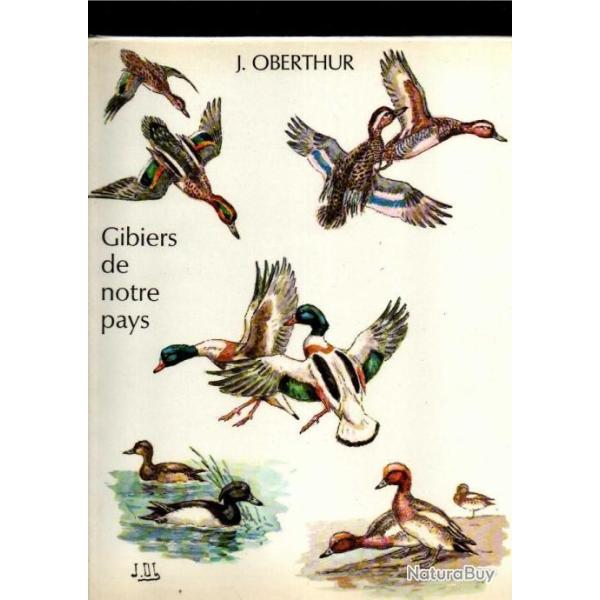 gibiers de notre pays livre premier gibiers d'eau douce , le marais les �tangs de j.oberthur