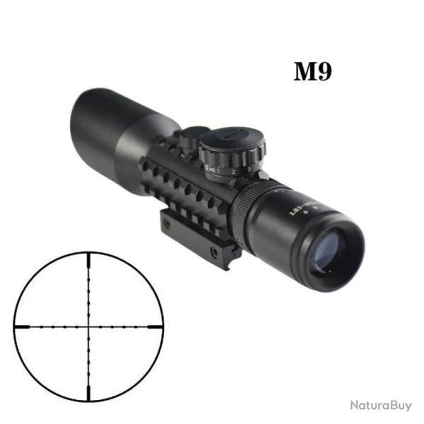 Lunette de vis�e optique M9, 3-10X42E paiement en 3 ou 4 fois - LIVRAISON GRATUITE !!!