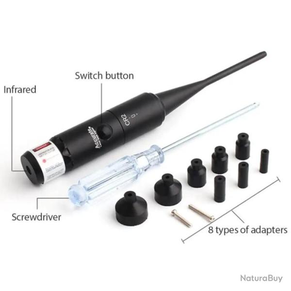 Kit de vis�e d'al�sage LASER VERT