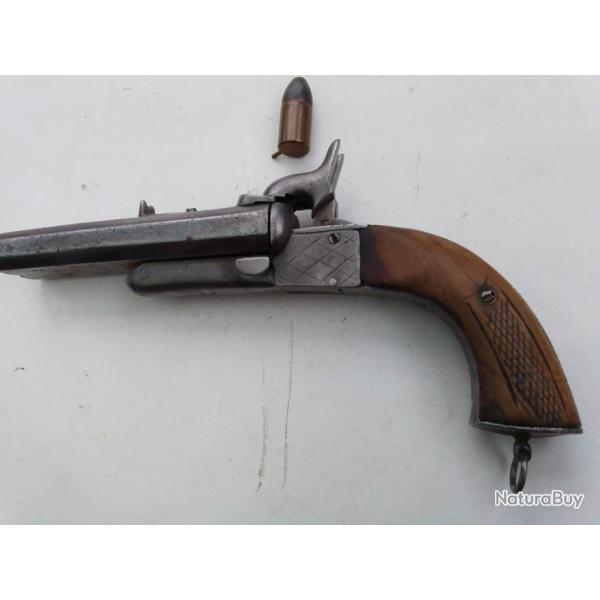 revolver a broche cal 15mm,rare.