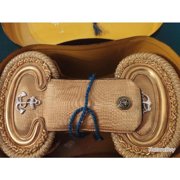 �paulettes de Oficier Superieur de la Marine  Portuguaise au fin ann�es 50 du  XX si�cle