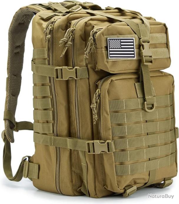 Sac à Dos Tactique Militaire 45L Survie Étanche Pliable Randonnée Alpinisme Trekking Chasse Camping Item 13646242