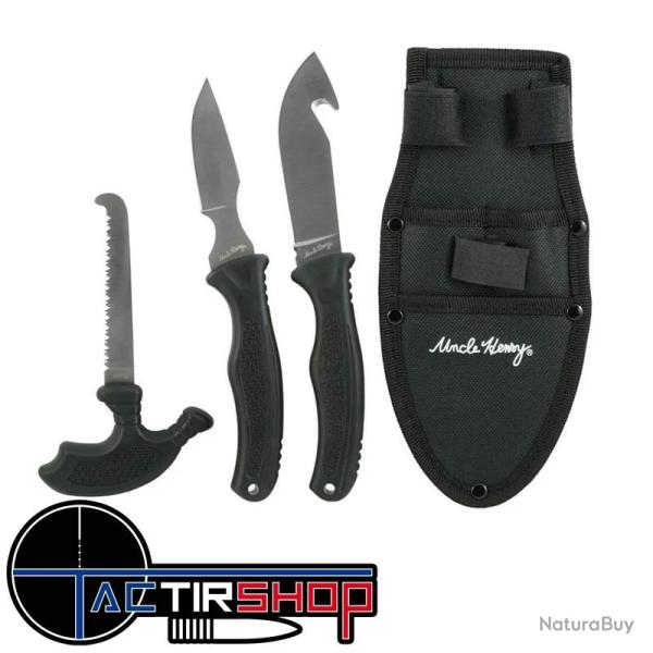 Kit 3 Pi�ces Couteaux et Scie de Chasse