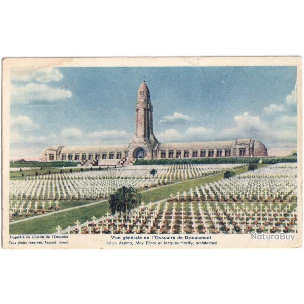 CPA MILITARIA  -  DOUAUMONT  -  VUE G�N�RALE DE l'OSSUAIRE DE DOUAUMONT