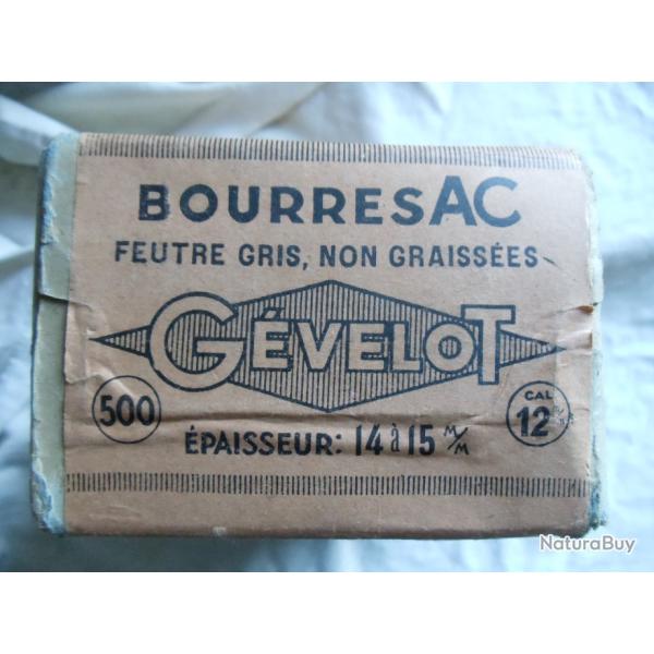 1 Bo�te avec 365 bourres feutre gris GEVELOT en 12m/m.