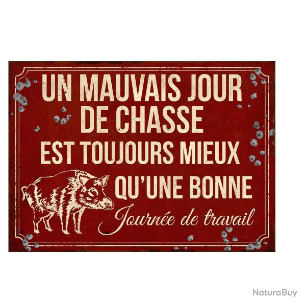 Plaque humoristique "Un mauvais jour" LOVERGREEN