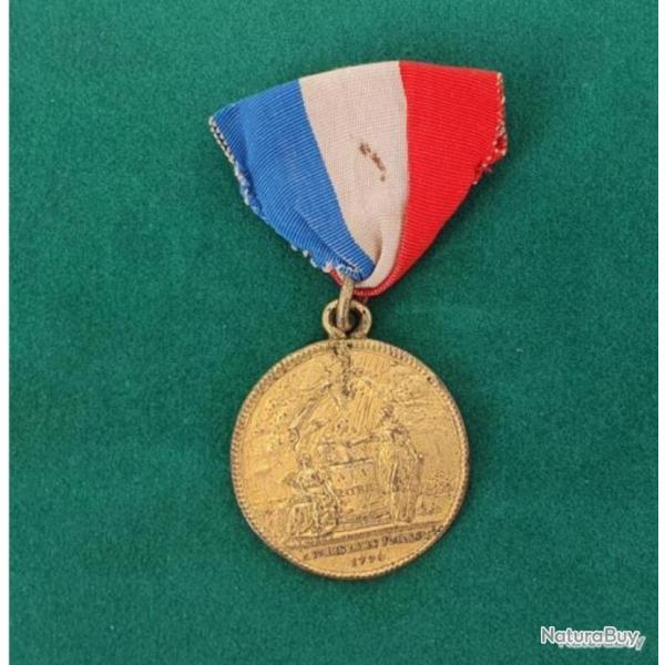 R�volution fran�aise - m�daille du 14 juillet 1790'Conf�d�ration des Fran�ois'. par Gatteaux