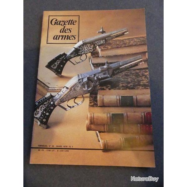 Gazette des armes n�36 Mars 1976