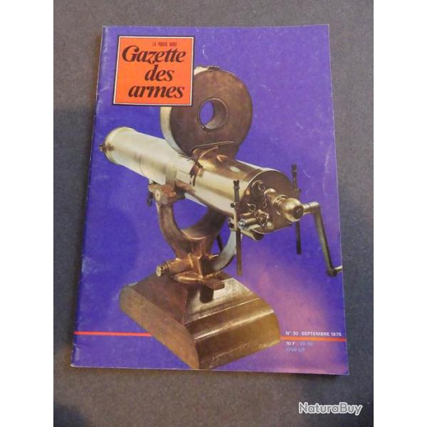 Gazette des armes n�30 septembre 1975