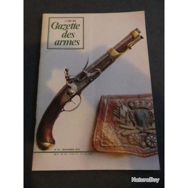 Gazette des armes n�32 novembre 1975