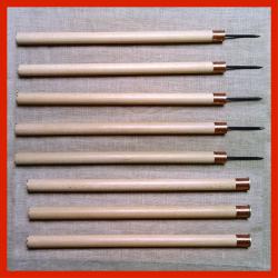 8 Carreaux d'Arbal&egrave;te ACS-20 (cal. 18 mm) : 5 bodkins + 3 matras