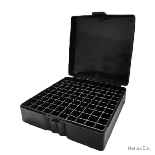 Bo�te � munitions 100 emplacements 9mm - LIVRAISON GRATUITE - Noire