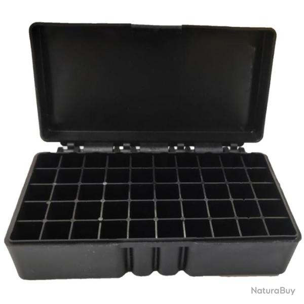 Bo�te � munitions 50 emplacements 9mm - LIVRAISON GRATUITE - Noire