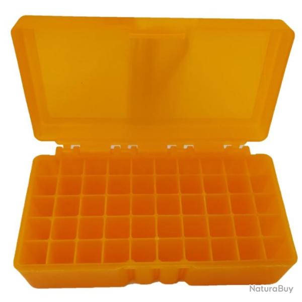Bo�te � munitions 50 emplacements 9mm - LIVRAISON GRATUITE - Orange