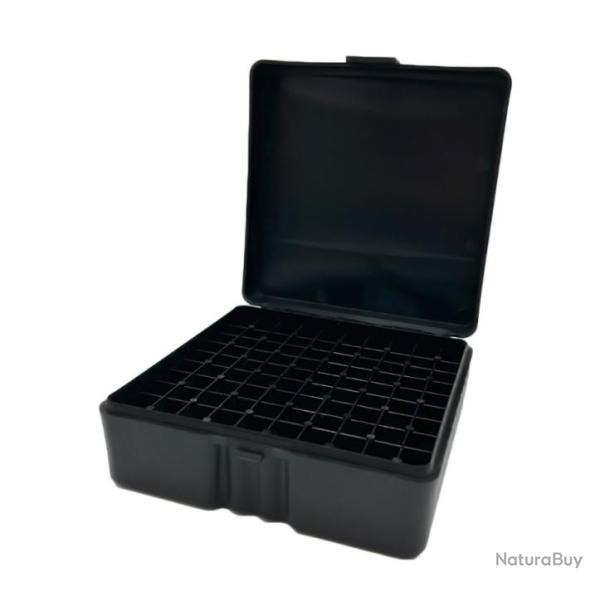 Bo�te � munitions 100 emplacements .38 - LIVRAISON GRATUITE - Noire